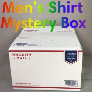 Mystery Box - FIVE Name Brand Button Down Shirts!